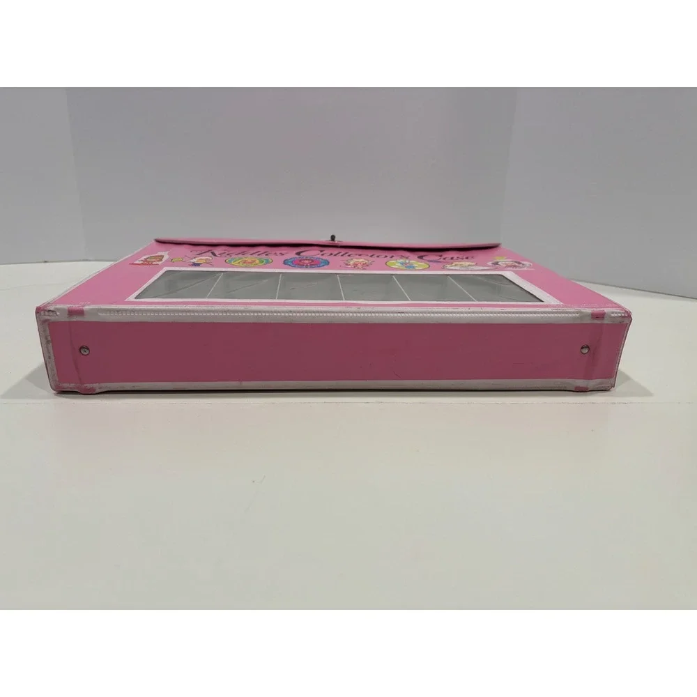 Vintage 1967 Mattel Liddle Kiddles Collector Case Pink Vinyl Carrying Doll Case